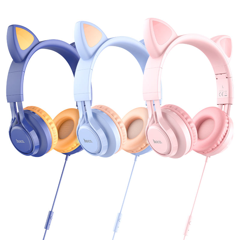 Hoco W36 Cat Ear Wireless Headphones - Saif Al Najmi Kw